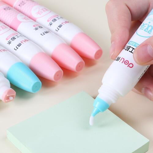 35ML Double-end White Liquid Glue Student Non-toxi Washable Handwork Paper Crafts Adhesive Tool School Office Supply Stationery
