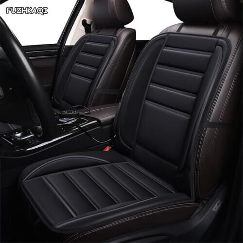 FUZHKAQI 12V Heated car seat cover for Lincoln all models Navigator MKZ MKC MKX MKS MKT Winter Pad Cushions car styling