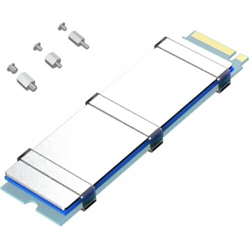 M.2 SSD Mounting Screw Kit and M.2 Heatsink for ASUS/MSI/Gigabyte MB