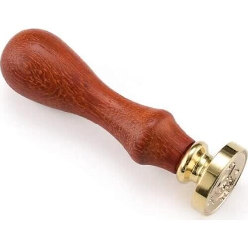 Envelopes Wax Stamps Blessing Words Wood Classic Initial Wax Seal Stamp Vintage Wooden Sealings for Cards Or Wedding Envelop