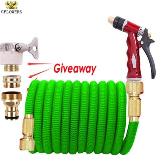 Lightweight garden watering wear-resistant hose telescopic magic hose EU car wash hose metal sprinkler tank