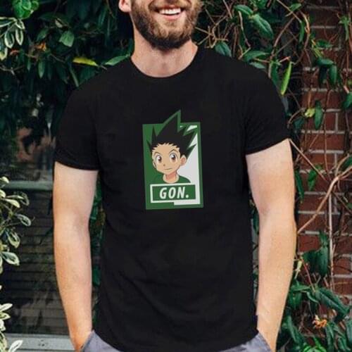 Summer Hot Sale Japanese Anime Hunter X Hunter Print Hipster T Shirt High Quality O-Neck Cotton Tops Casual Men Tshirt Clothes