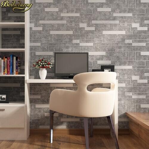 Beibehang Retro Brick Wallpaper For Walls Decor Embossed Living room papel de parede para quarto wall paper Bar KTV restaurant