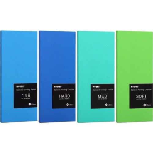 Profession Professional Sketching Charcoal Pencil N-2802 Drawing Carbon Pen Soft Medium Hard Manga Painting Supplies