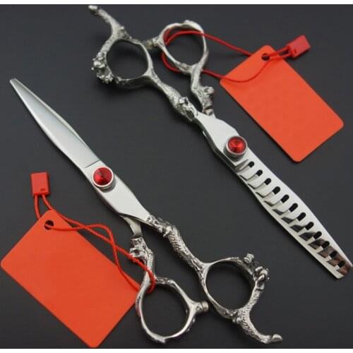 Professional Hair dressing scissors set 5.5 inch/6 inch Cutting Thinning scissors set 440C Stainless Steel