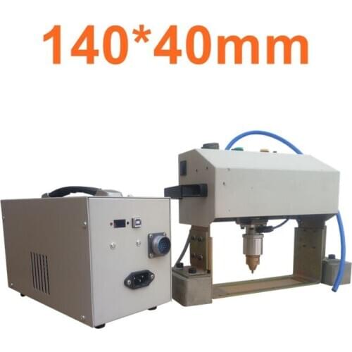 Hand Dot Peen Portable Dot Peen Marking Engraving Machine for Nameplate Pneumatic Auto Serial Numbering Machine 140*40mm