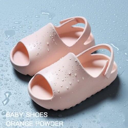 Baby Toddler Kids Adults Slip-On Fashion Sandals Boys Girls Foam Beach Summer Slides Bone Resin Children Lightweight Water Shoes