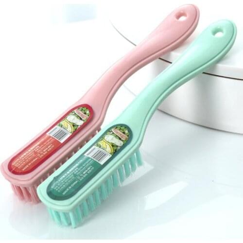 Shoe Brush Clothes Cleaning Brush Soft Fur Cleaning Washing Multifunctional Household Clothes Gadget Small Plastic Scrubbing