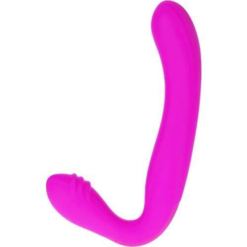 Silicone 30 speed double vibration rechargeable Strapless Strap On dildo penis anal plug g spot vagina sex toy lesbian women