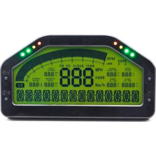 Universal Dash Race Display Gauge SENSOR KIT Dashboard LCD Screen Waterproof 9000rpm Rally Gauge
