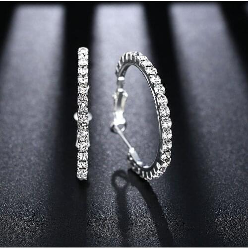 High quality Silver Earrings for women Geometry Earrings 925 Fashion Silver Plated earrings MTDULRES