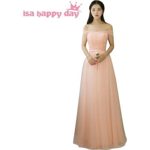 Robe de mariage debut modest long pretty v neck tulle elegant evening dresses girls dress ball gown 2020 new arrival H3743