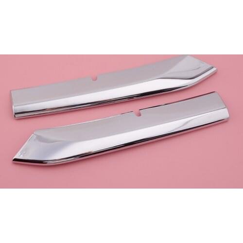 1Pair Chrome Front Bumper Grill Strips Cover Trim Molding Car ABS Fit for Mazda CX3 2016 2017 2018 2019