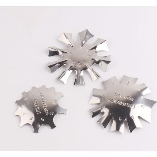 1pcs Easy French Line Edge Cutter Nail Stencil Trimmer Smile Cut Clipper Multi-size UV Builder Tips Manicure Nail Tools