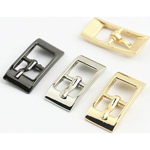 1pcs Metal Rectangle Adjustable Buckle Fashion Clasp for Leather Craft Bag Strap Belt Handle Shoulder Garments Shoes Accessories