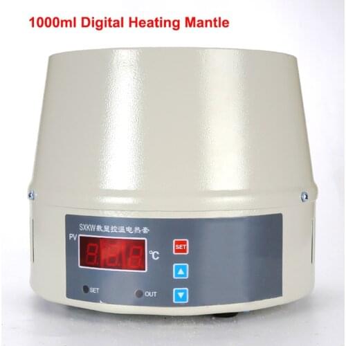 1000ml SXKW Lab Electrical Heating Mantle Thermostat Digital Laboratory Heating Mantle 0~380℃ Temperature adjustment 400W 220V