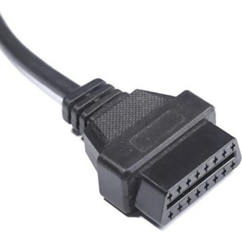 16 Pin Female OBD II OBD2 Extension Cable Diagnostic Extender Adapter