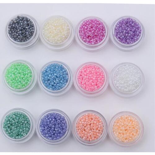 2 4mm Japanese Colorful Miyuki Seed Bead for Needlework Accessories Handicrafts Small Spacer Glass Beads Wholesale S003
