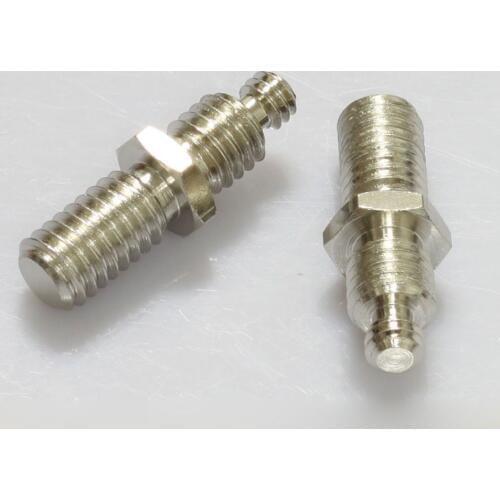 2 PCS 1/4''-3/8'' Convert Screw Adapter Tripod Monopod Head Quick Release Camera 1/4'' to 3/8