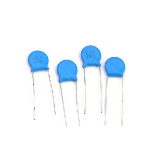 20pcs High voltage Ceramic Capacitor 1KV 33PF 82PF 100PF 220PF 470PF 560PF 1NF 2.2NF 4.7NF 10NF 22NF 100NF 471 222 223 471 103