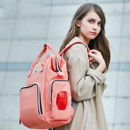 2021 Fashion Diaper Bag Large Capacity Mommy Bag For Stroller Convenient Maternity Backpack Multi-Function Nursing Backpack