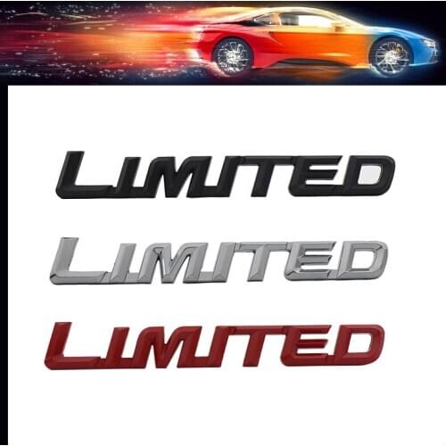 3D Premium Hollow-carved Limited Edition for car Hood Fender trunk Rear Bonnet Nameplate Decal Emblem Badge Sticker