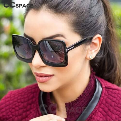 45763 Big Frame Square Sunglasses Men Women Fashion Shades UV400 Vintage Glasses