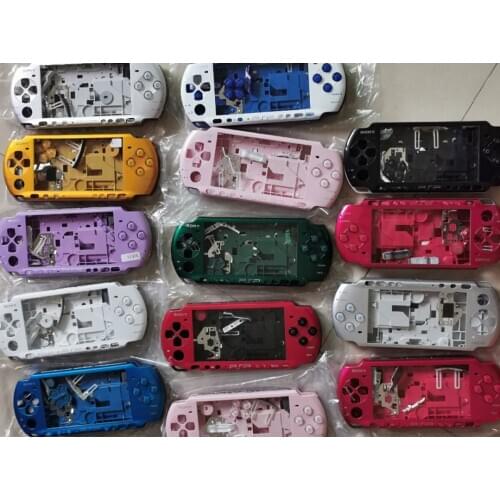 5sets Shell Case For PSP3000 PSP 3000 Game Console Full Housing Shell Cover Case with Buttons Kit