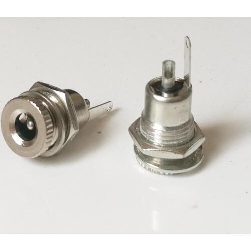 5PCS DC Power Jack Socket DC-099 5.5*2.1 / 5.5mm x 2.1mm DC099 30V 5A Female Panel Mount Connector