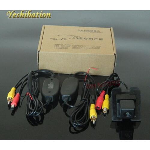 Yeshibation Wireless RCA/AUX Video Transmitter Receiver Kit For Mercedes Benz S250 CDI / S300 / S350 Car DVD Monitor Rear View