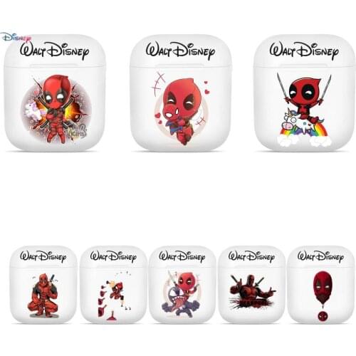 Disney Superhero Deadpool For Apple Airpods 1/2 Cases Protective Bluetooth Wireless Earphone Cover For case Cases pro