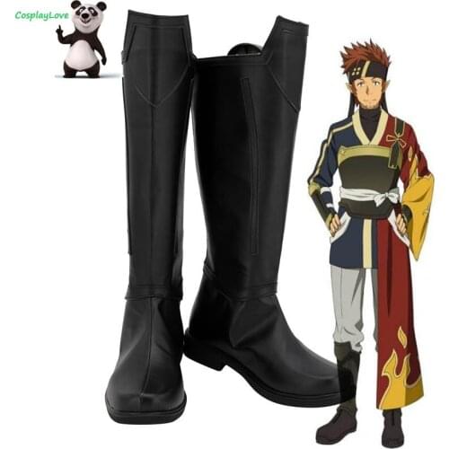Sword Art Online II SAO Ryoutarou Tsuboi Ryotaro Klein Extra Edition Black Shoes Cosplay Boots