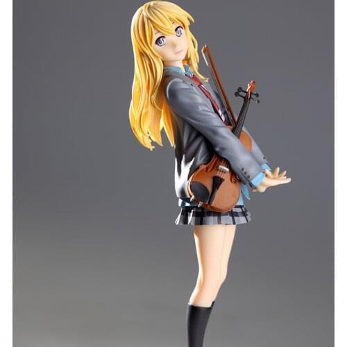 Action figure your lie in april kaori miyazono cartoon doll PVC 20cm japanese figurine world anime
