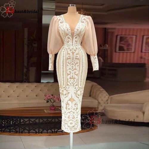 Eshaut&bridal Women's Evening Dresses Below The Knee