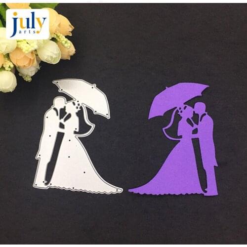 Julyarts Cutting Dies Lovers Design Crafts Layering Stencil for Painting Scrapbooking Embossing Gift Paper Cards Template Tool
