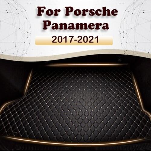 Car trunk mat for Porsche Panamera 2017 2018 2019 2020 2021 cargo liner carpet interior accessories cover