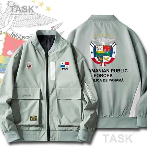 Military Army Jackets Navy Panama Panamanian PAN Men Windbreaker Spring Autumn Jacket Casual Zipper Baseball Jackets Streetwear