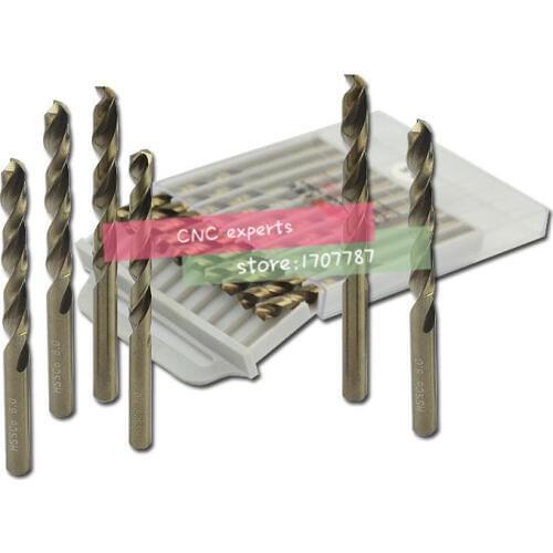 M35 10pcs 1.0mm-8.5mm HSS Hemp Flowers Cobalt Drill Special Stainless Steel Drill Bits (1mm/2mm/3mm/4mm/5mm/6mm/7mm/8mm)