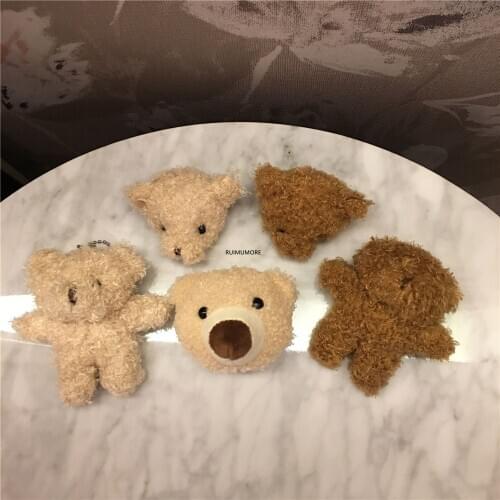 Cute Little Size 5CM , 7CM Bear Cotton TOY , Small Little Accessories Stuffed Plush Bear Doll