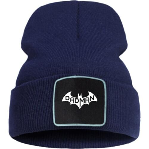 Dadman Fashion Harajuku Ski Print Beanie Hat Sport Thick Bonnet Cap Unisex Foldable Knitted Caps Spring Outdoor Skullies Hats