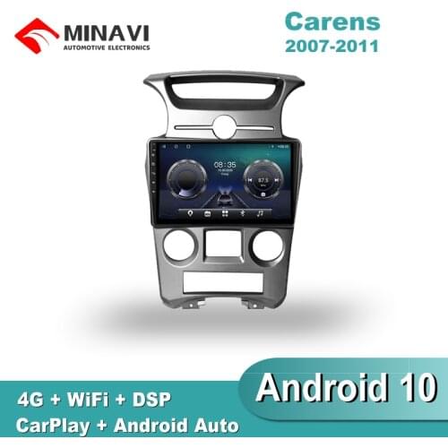 9'' IPS Android 9.0 Car Radio MultimediaKIA KIA Carens 2007-2011 Automatic GPS Navigation Navi Player Auto Stereo 2din WIFI