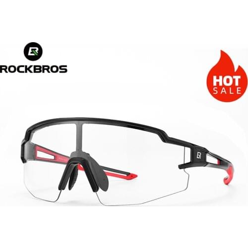 ROCKBROS Bike Sunglasses Photochromic UV400 Protection MTB Road Cycling Glasses Ultra-light Sport Eyewear for Men Women