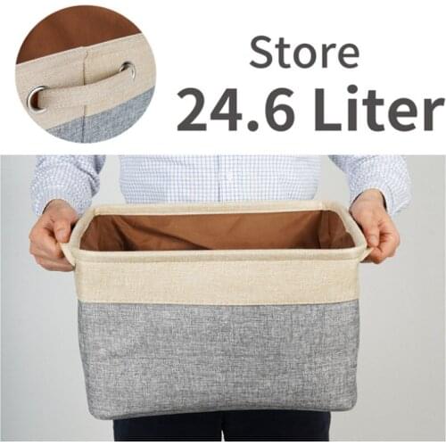 Personalized Pet Dog Toy Storage Basket Dog Canvas Bag Foldable Pet Toys Linen Storage Box Bins Dog Accessories Pet Supplies