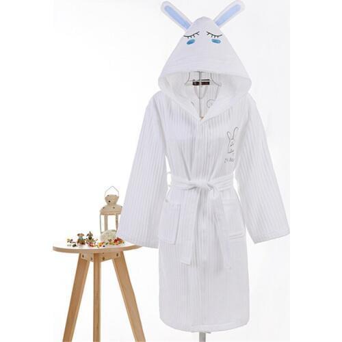 Hooded pajamas cotton childrens bathrobe cartoon cute nightgown boys and girls baby bathrobe bathing clothes new Kimono robe