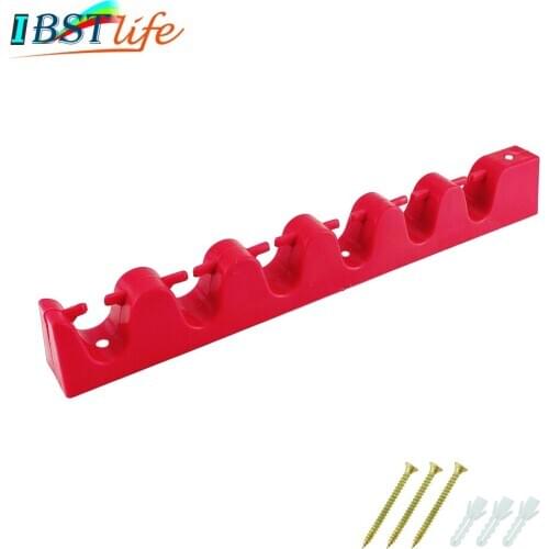 Rubber 6 Rods Rack Fishing Pole Holder Rod Holders Display Racks Fixing Rack Wall Mounted Rod Collection Rack Storage Combos