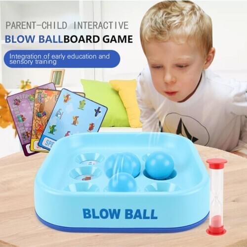 Lung Capacity Training Blowing Ball Game Chess Parent-child Interactive Toy
