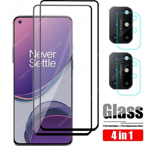 Protective Glass For Oneplus 8T Pro Glass Camera Protectors On For Oneplus 8T Safety Front Screen One Plus 8 T Tempered Film