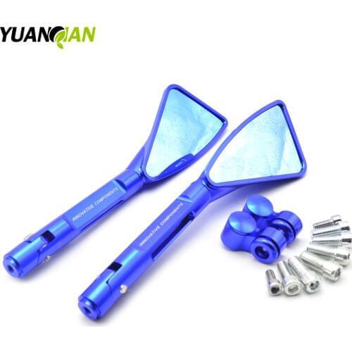 Universal 7/8" 22mm Motorcycle Mirror Sport Bike Moto Metal Handle Bar End Mirror Rearview Side Mirror For Honda Yamaha Kawasaki