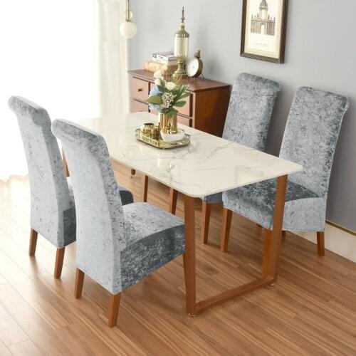 1/2/4/6pcs Long Back Dining Chair Cover XL Size Slipcover for Chair Restaurant Hotel Party Large Chairs Banquet Dining Room