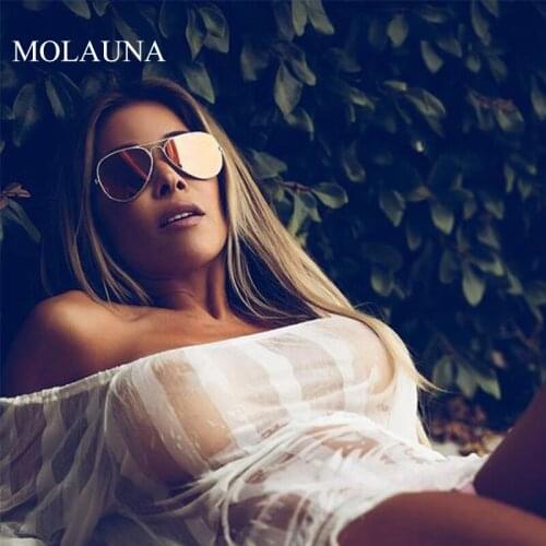 2021 New Fashion Brand Designer Ladies Pilot Sunglasses Women Men Goggle Gradient Sun Glasses For Female Mirror Shades UV400